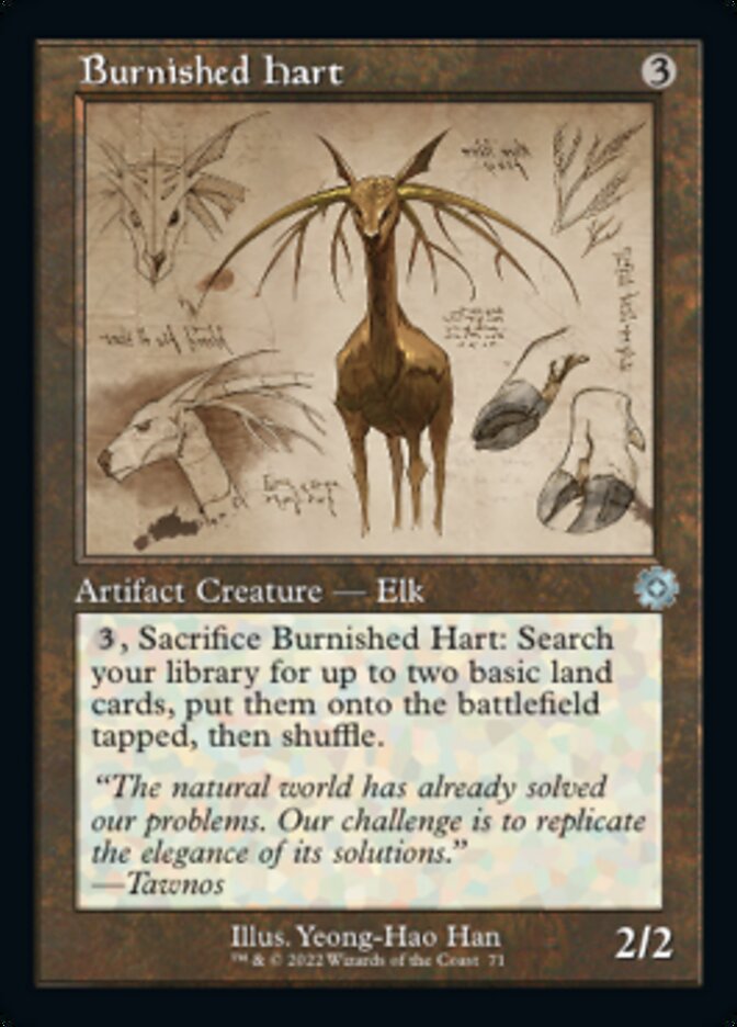 Burnished Hart (Retro Schematic) [The Brothers' War Retro Artifacts] [Foil]