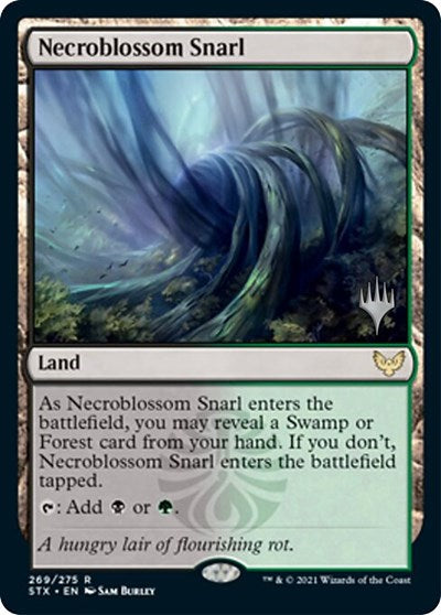 Necroblossom Snarl (Promo Pack) [Strixhaven: School of Mages Promos] [Foil]