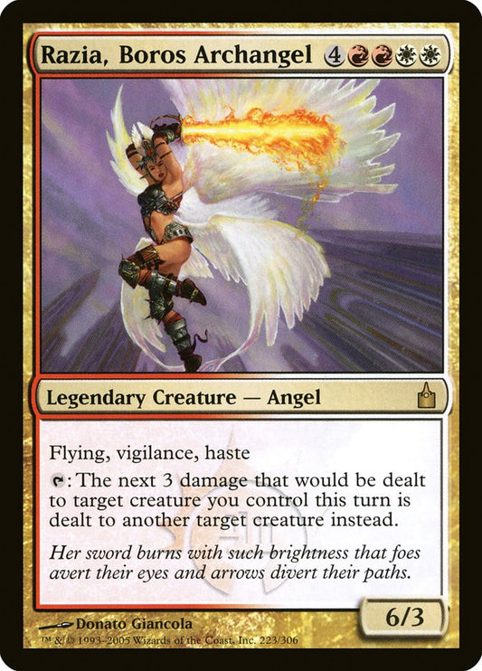 Razia, Boros Archangel [Ravnica: City of Guilds] [Foil]