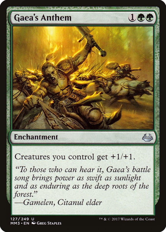 Gaea's Anthem [Modern Masters 2017] [Foil]