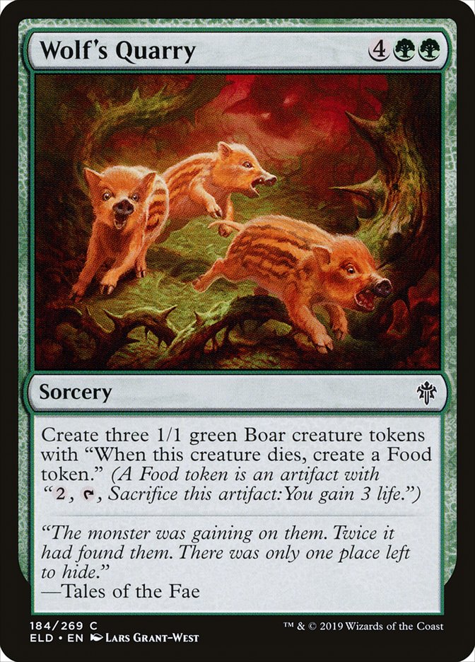 Wolf's Quarry [Throne of Eldraine] [Foil]