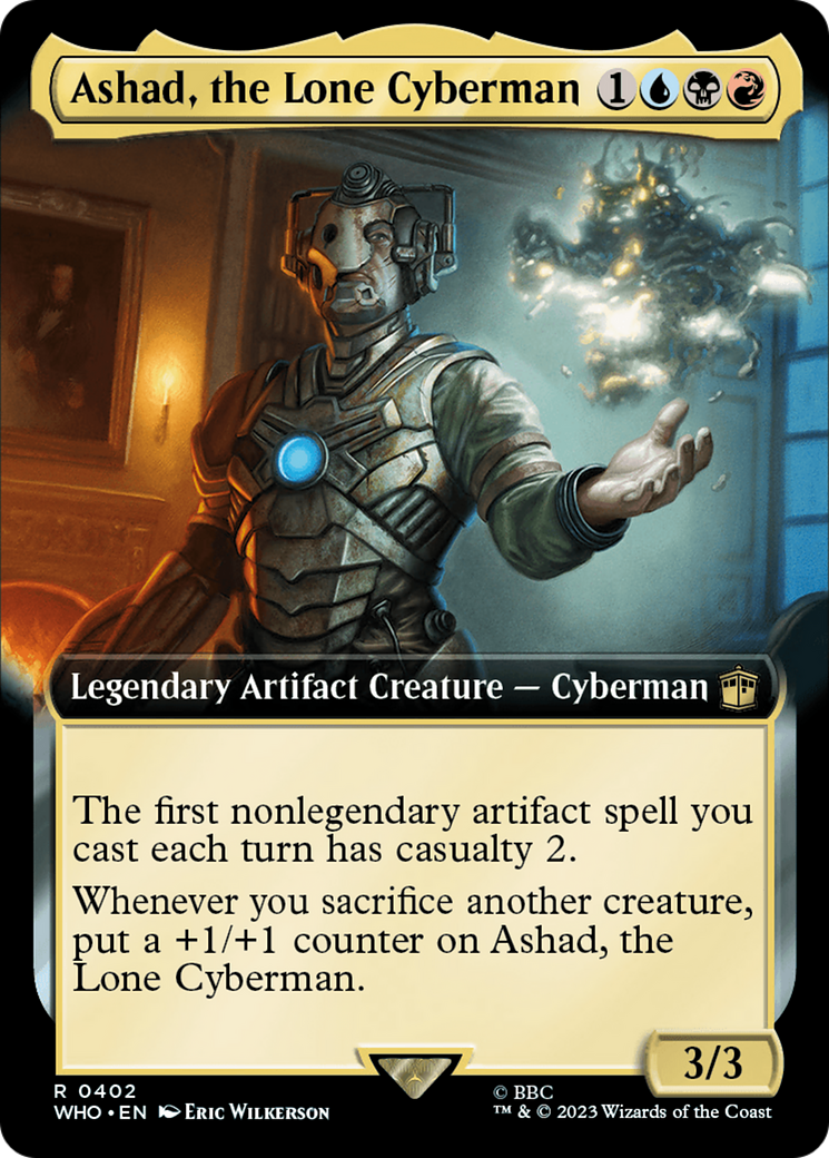 Ashad, the Lone Cyberman (Extended Art) [Doctor Who] [Foil]