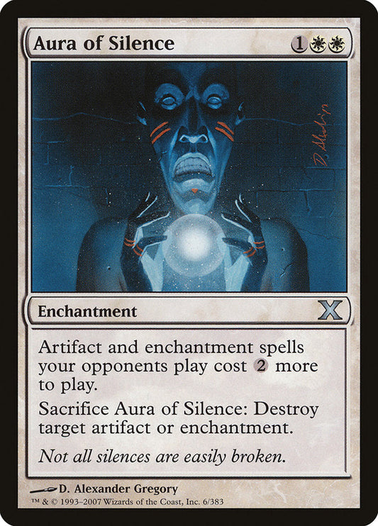 Aura of Silence [Tenth Edition] [Foil]