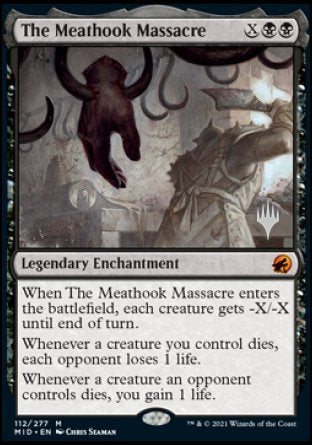 The Meathook Massacre (Promo Pack) [Innistrad: Midnight Hunt Promos] [Foil]