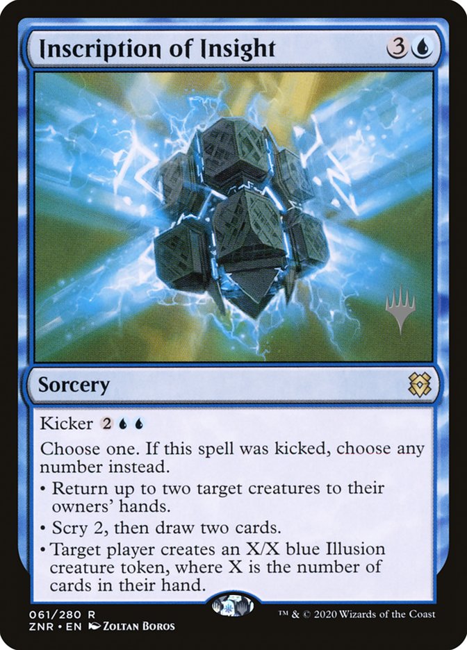 Inscription of Insight (Promo Pack) [Zendikar Rising Promos] [Foil]