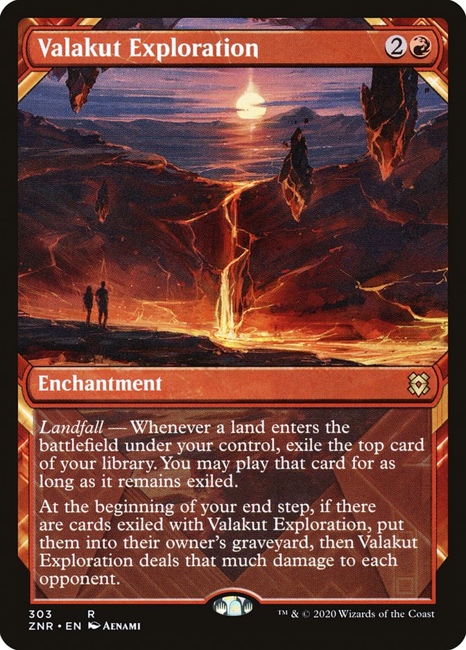 Valakut Exploration (Showcase) [Zendikar Rising] [Foil]