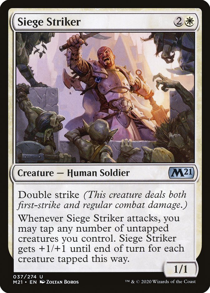 Siege Striker [Core Set 2021] [Foil]