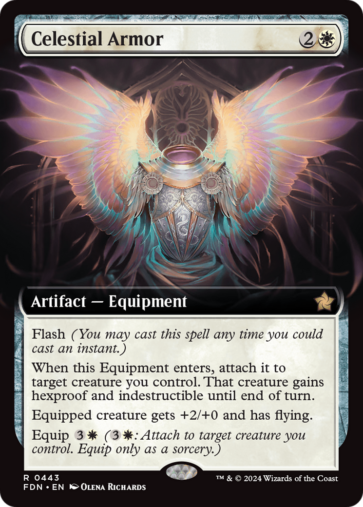 Celestial Armor (Extended Art) [Foundations] [Foil]