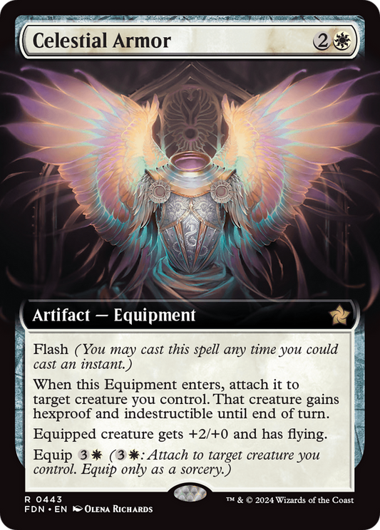 Celestial Armor (Extended Art) [Foundations] [Foil]