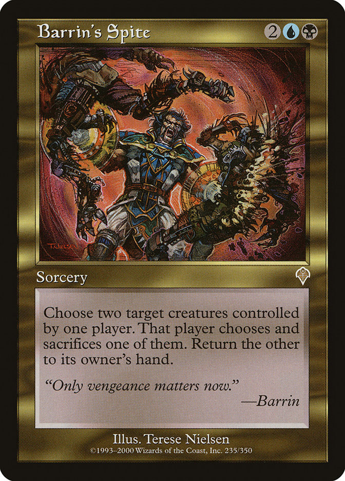Barrin's Spite [Invasion] [Foil]