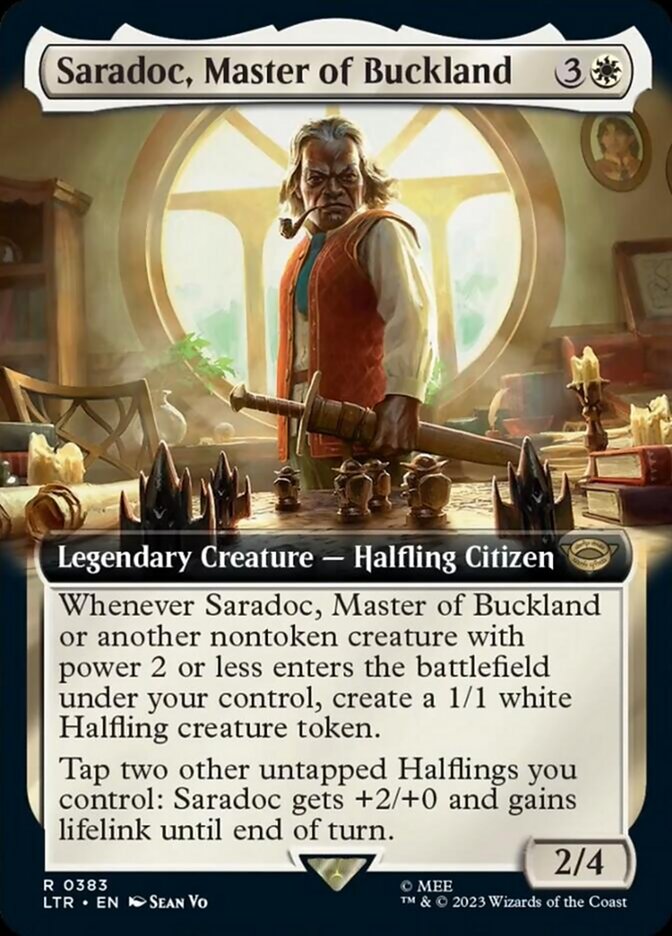 Saradoc, Master of Buckland (Extended Art) [The Lord of the Rings: Tales of Middle-Earth] [Foil]