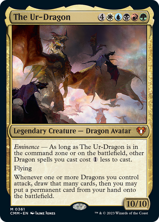 The Ur-Dragon [Commander Masters] [Foil]