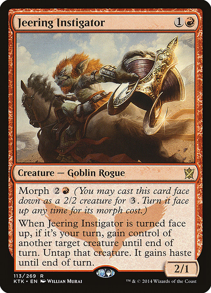 Jeering Instigator [Khans of Tarkir] [Foil]