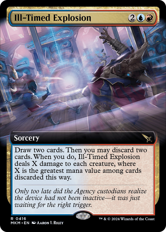 Ill-Timed Explosion (Extended Art) [Murders at Karlov Manor] [Foil]