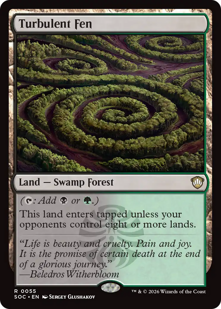 Turbulent Fen [Secrets of Strixhaven Commander] [Foil]