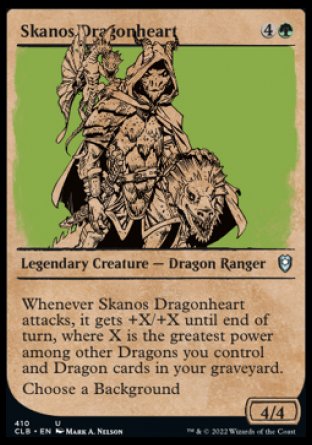 Skanos Dragonheart (Showcase) [Commander Legends: Battle for Baldur's Gate] [Foil]
