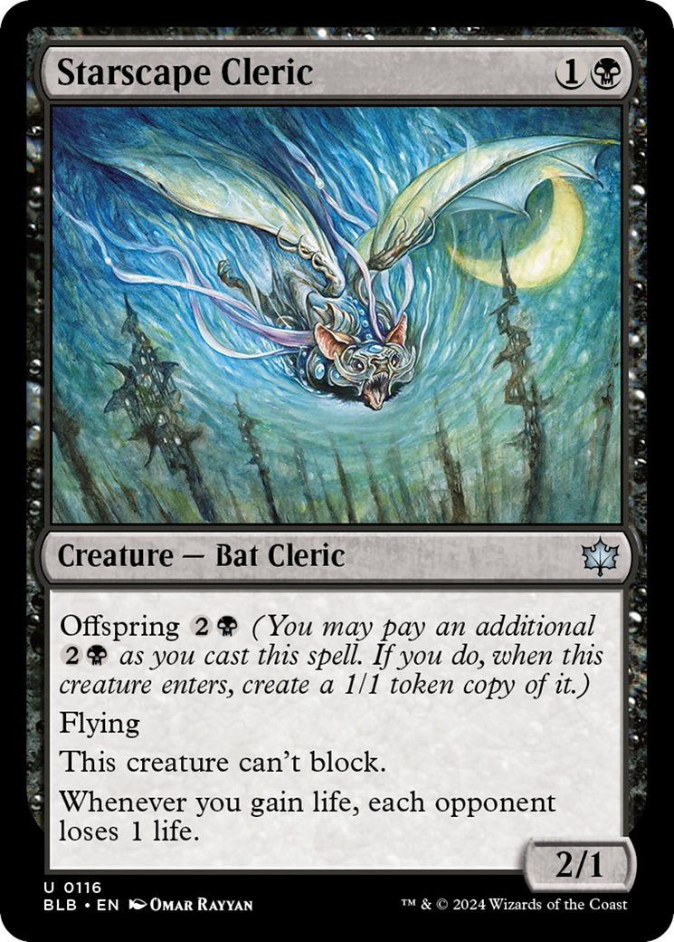 Starscape Cleric [Bloomburrow] [Foil]