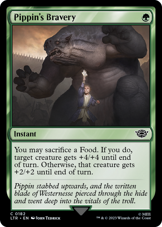 Pippin's Bravery [The Lord of the Rings: Tales of Middle-Earth] [Foil]