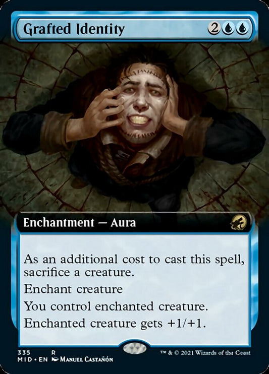 Grafted Identity (Extended Art) [Innistrad: Midnight Hunt] [Foil]