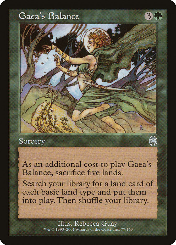 Gaea's Balance [Apocalypse] [Foil]