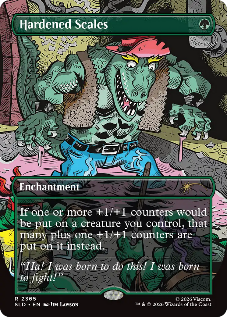 Hardened Scales [Secret Lair Drop Series] [Foil]