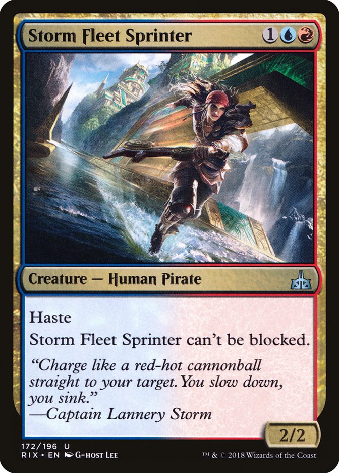Storm Fleet Sprinter [Rivals of Ixalan] [Foil]