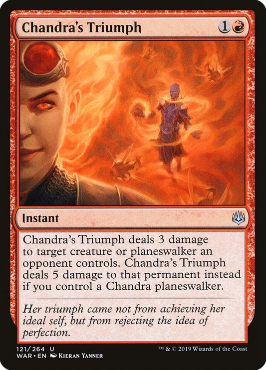 Chandra's Triumph [War of the Spark] [Foil]