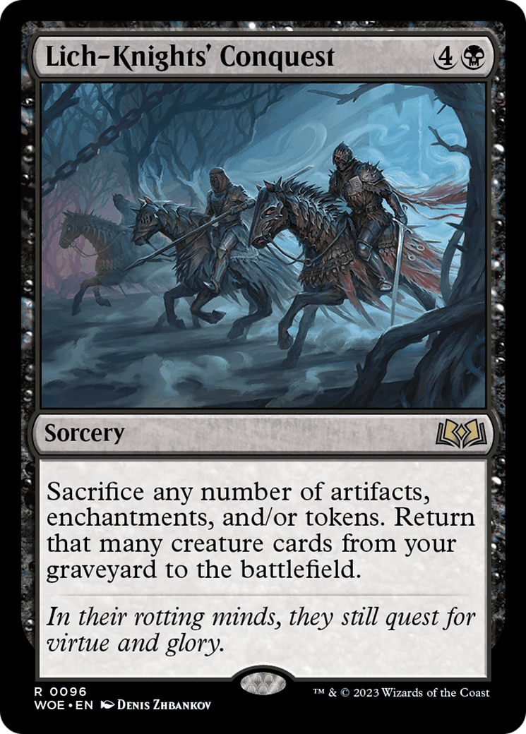 Lich-Knights' Conquest [Wilds of Eldraine] [Foil]