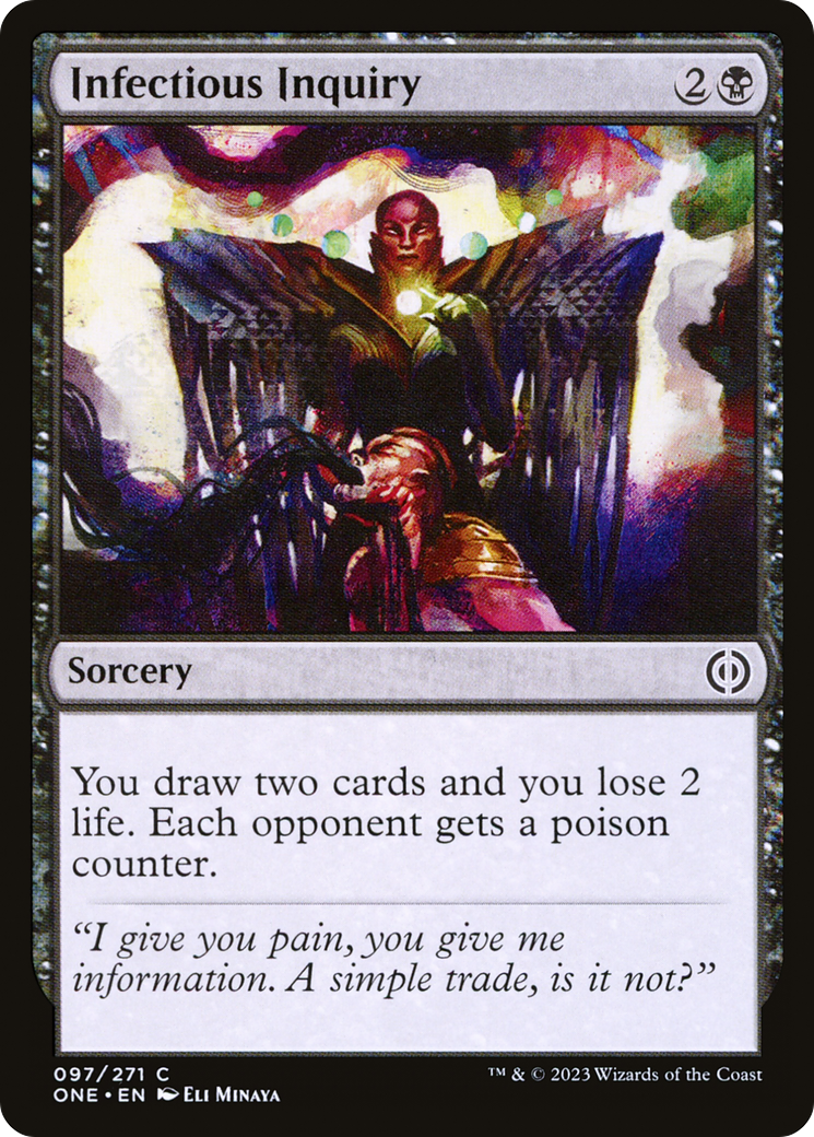 Infectious Inquiry [Phyrexia: All Will Be One] [Foil]