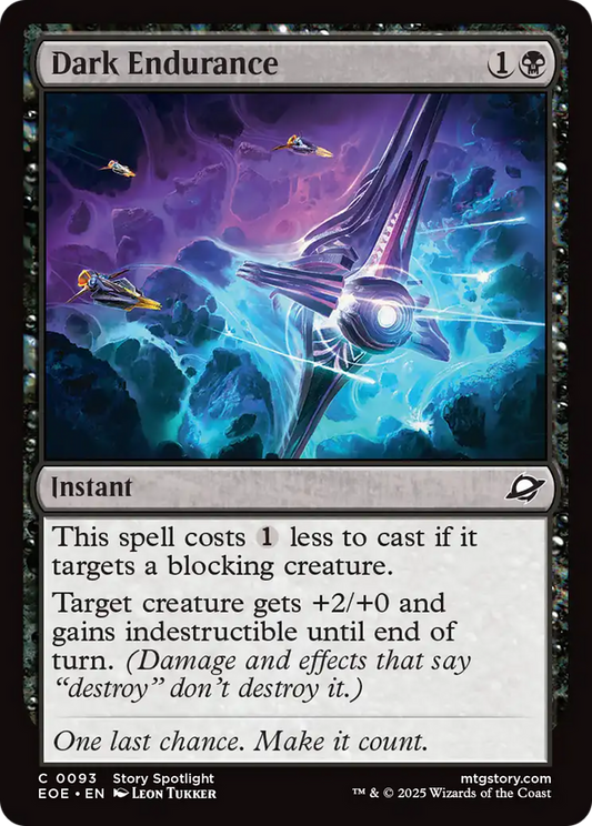 Dark Endurance [Edge of Eternities] [Foil]