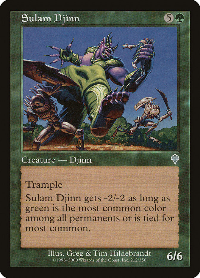 Sulam Djinn [Invasion] [Foil]