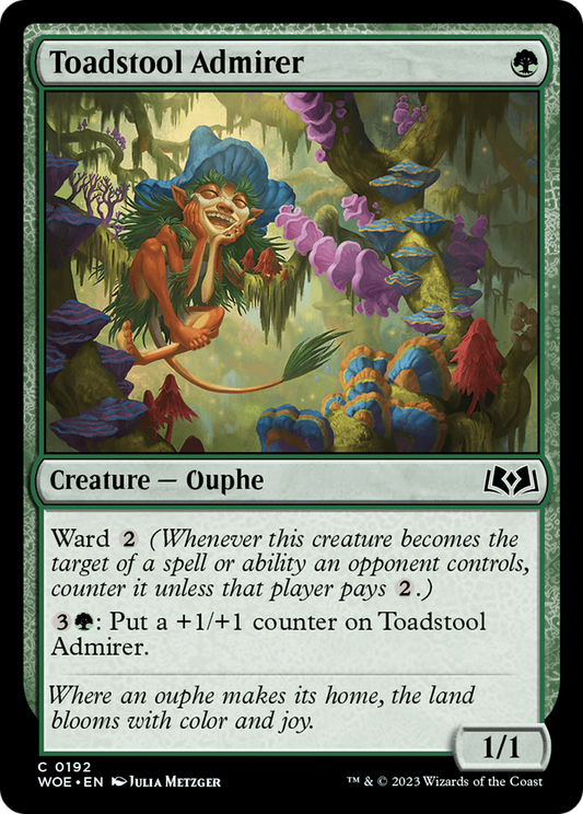 Toadstool Admirer [Wilds of Eldraine] [Foil]