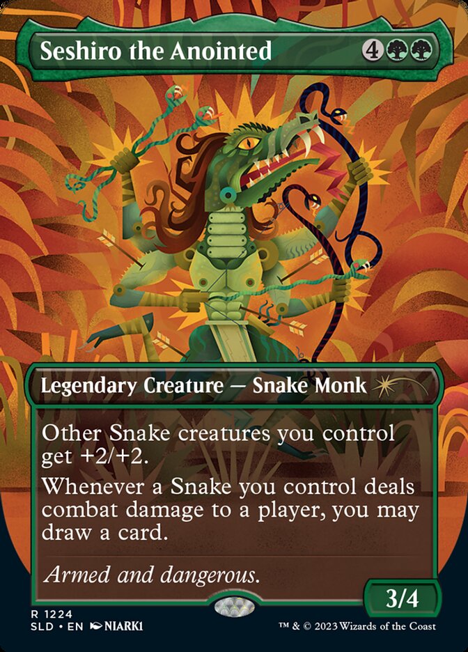 Seshiro the Anointed (Borderless) [Secret Lair Drop Series] [Foil]