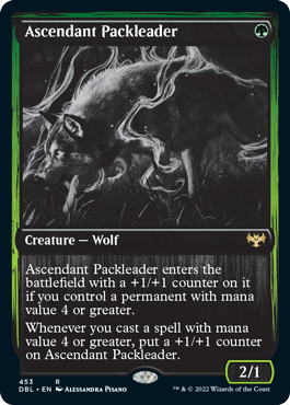 Ascendant Packleader [Innistrad: Double Feature] [Foil]
