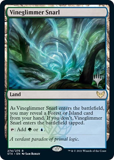 Vineglimmer Snarl (Promo Pack) [Strixhaven: School of Mages Promos] [Foil]