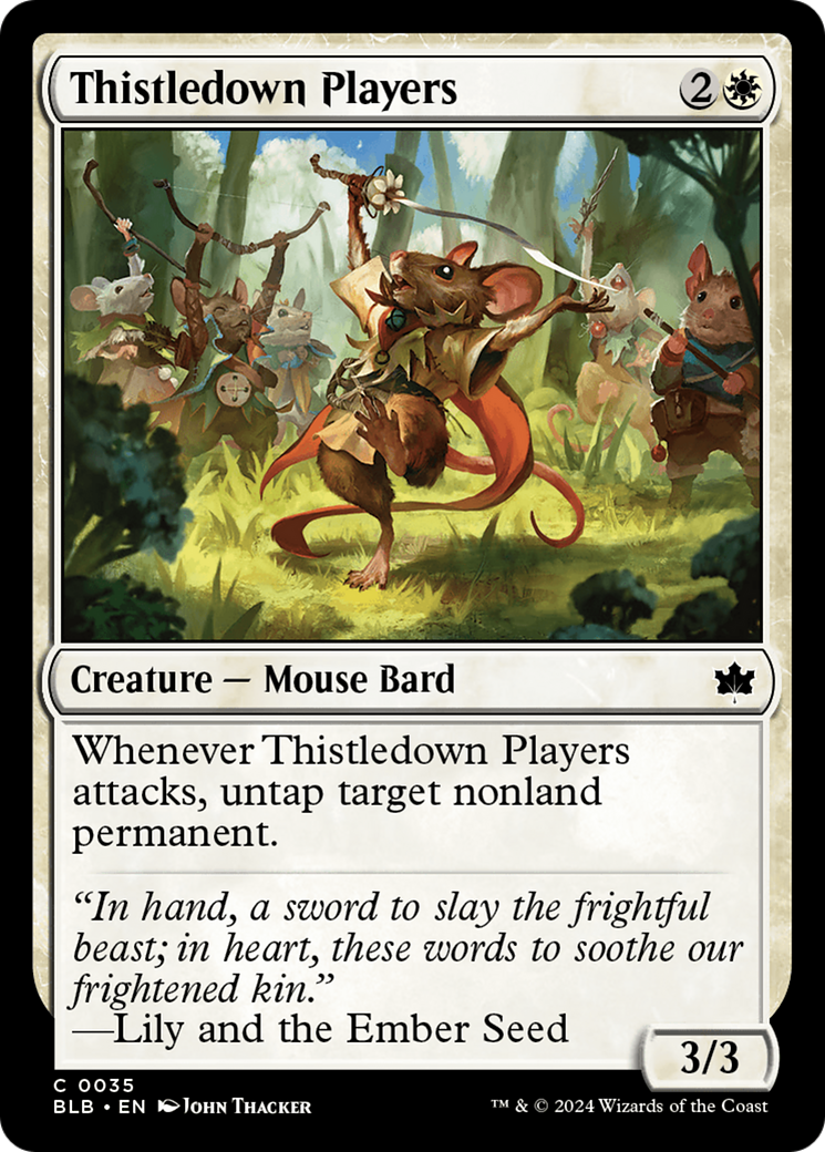 Thistledown Players [Bloomburrow] [Foil]