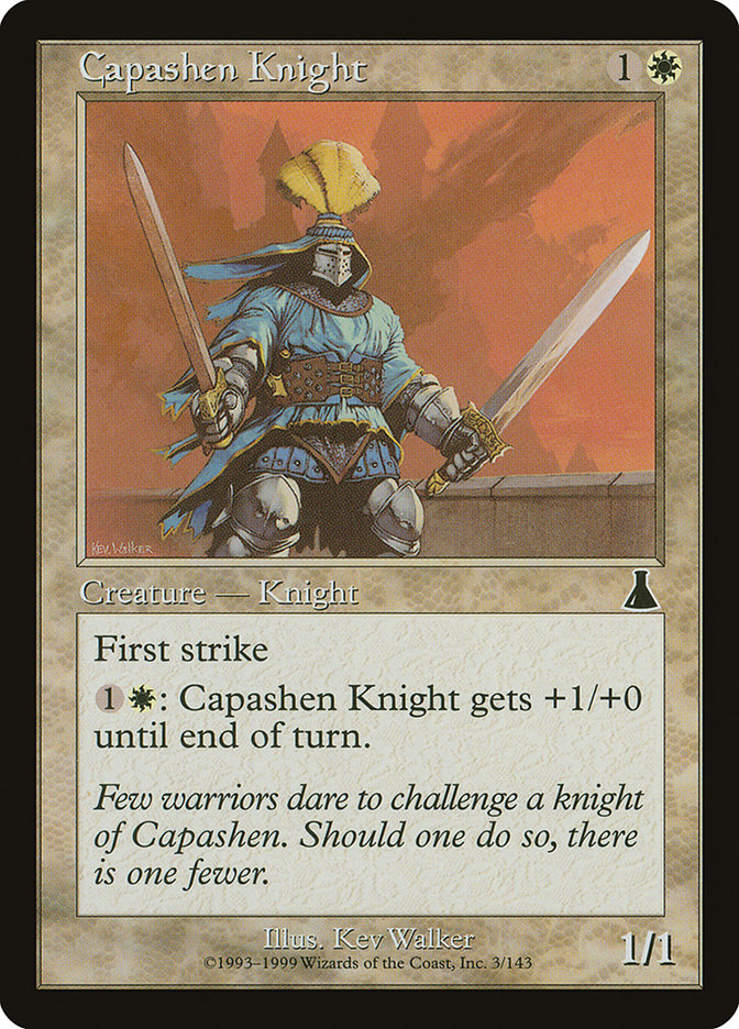 Capashen Knight [Urza's Destiny] [Foil]