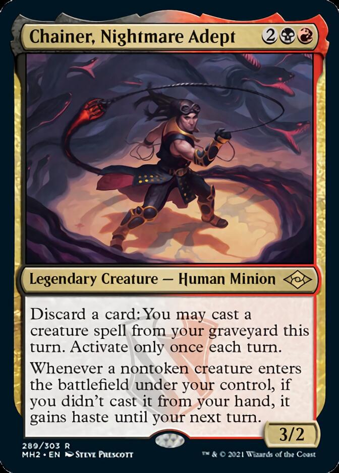 Chainer, Nightmare Adept [Modern Horizons 2] [Foil]