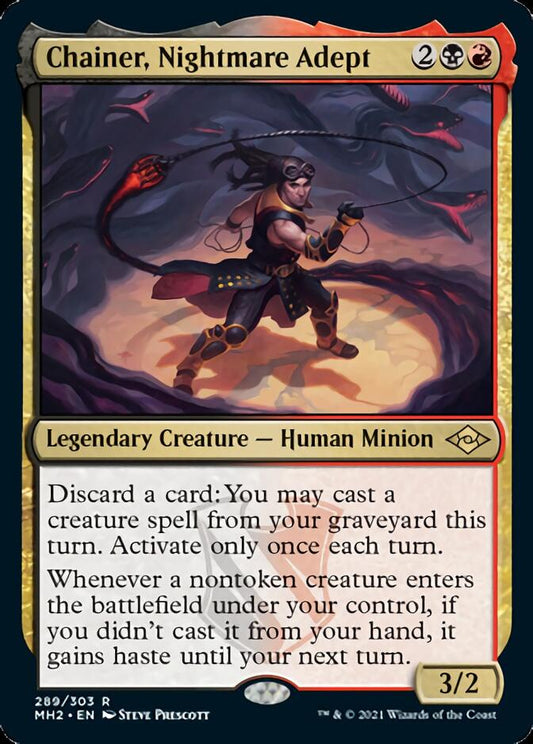 Chainer, Nightmare Adept [Modern Horizons 2] [Foil]