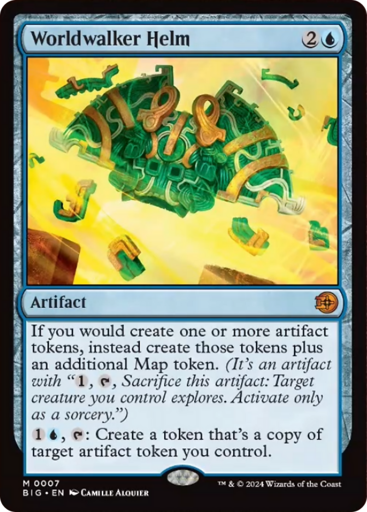 Worldwalker Helm [Outlaws of Thunder Junction: The Big Score] [Foil]