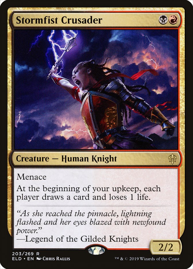 Stormfist Crusader [Throne of Eldraine] [Foil]