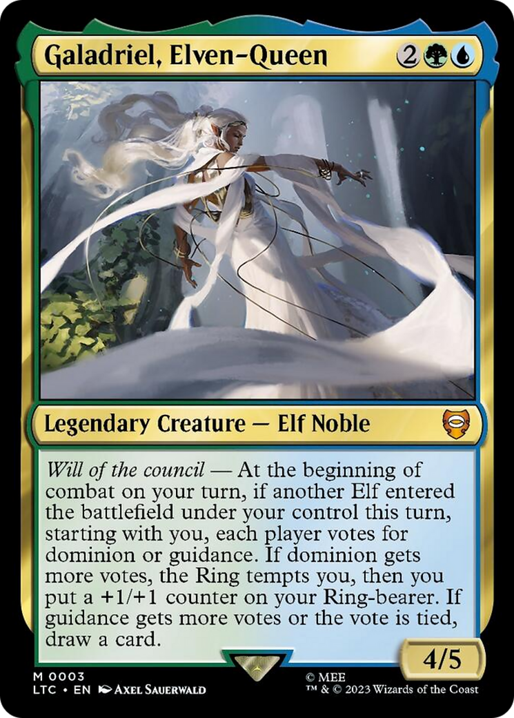 Galadriel, Elven-Queen [The Lord of the Rings: Tales of Middle-Earth Commander] [Foil]