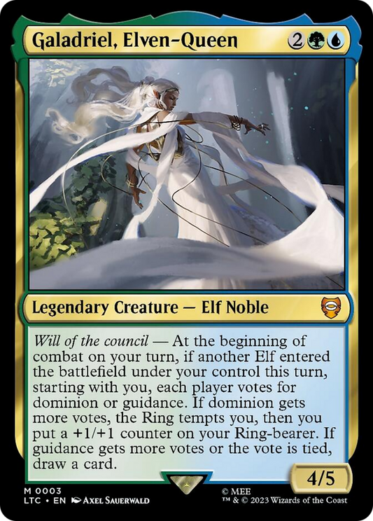 Galadriel, Elven-Queen [The Lord of the Rings: Tales of Middle-Earth Commander] [Foil]