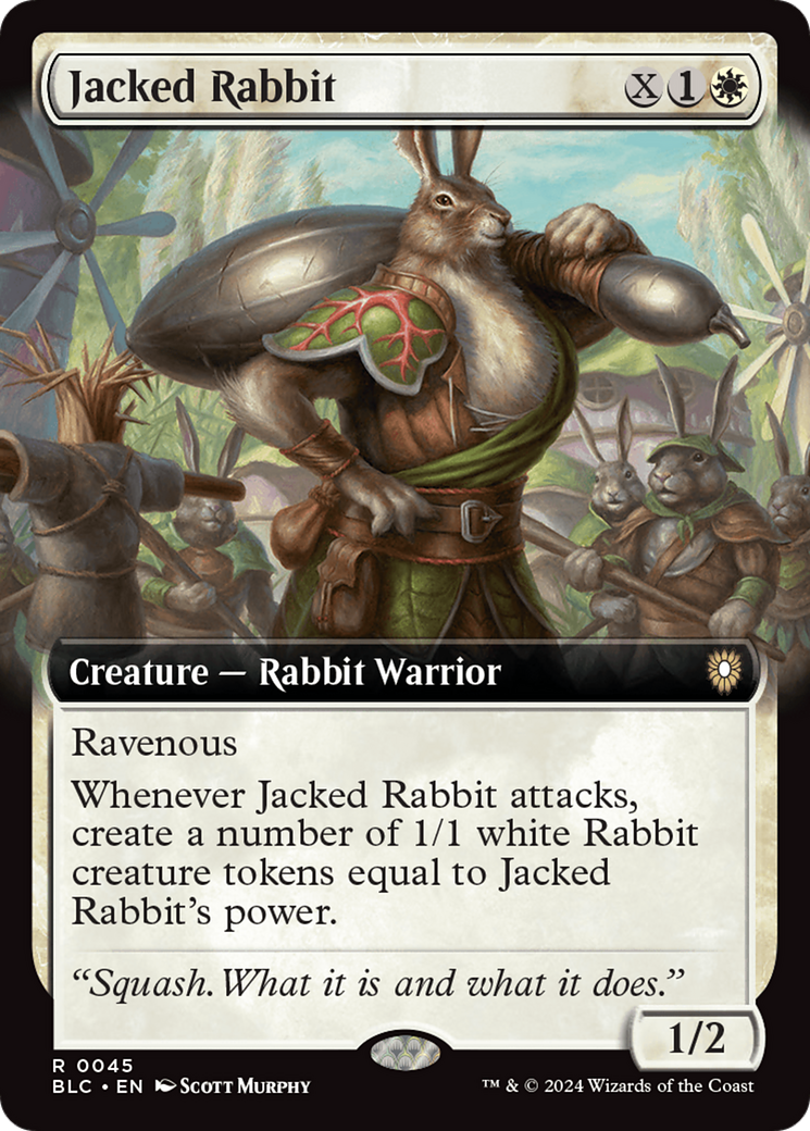 Jacked Rabbit (Extended Art) [Bloomburrow Commander] [Foil]