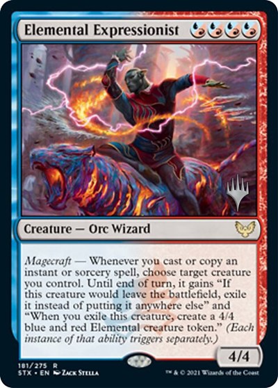 Elemental Expressionist (Promo Pack) [Strixhaven: School of Mages Promos] [Foil]