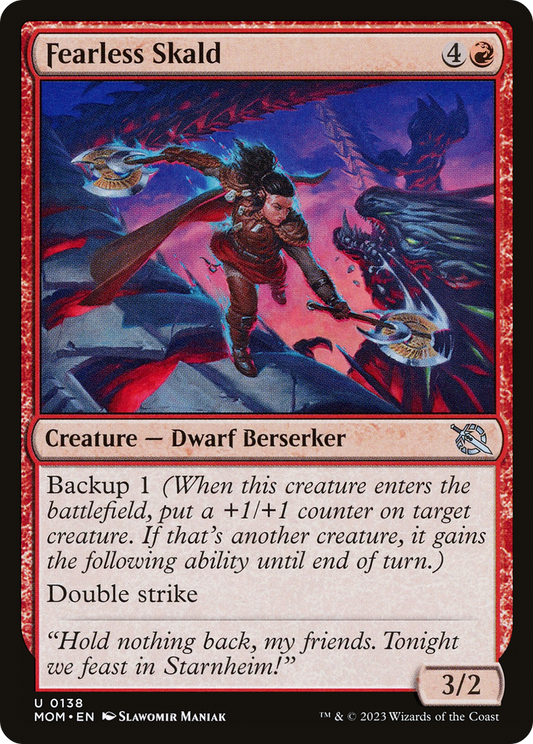 Fearless Skald [March of the Machine] [Foil]