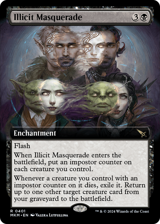 Illicit Masquerade (Extended Art) [Murders at Karlov Manor] [Foil]