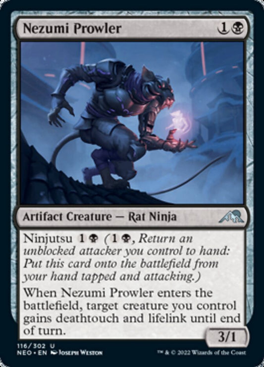 Nezumi Prowler [Kamigawa: Neon Dynasty] [Foil]