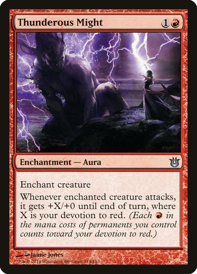 Thunderous Might [Born of the Gods] [Foil]