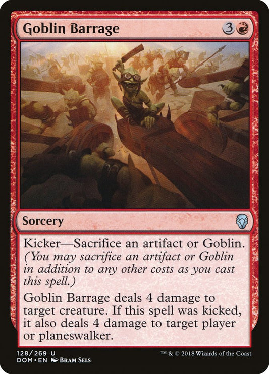 Goblin Barrage [Dominaria] [Foil]
